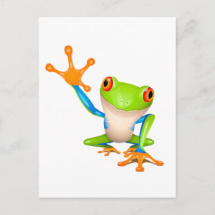 Kleiner Baumfrosch Postkarte