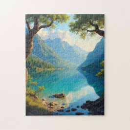 Kleiner Bergsee Puzzle