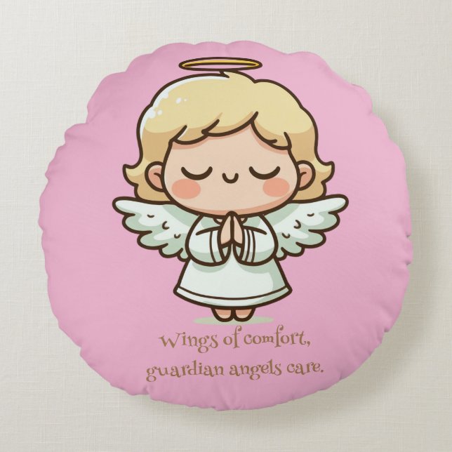 Kleiner Betengel Rundes Kissen (Vorderseite)