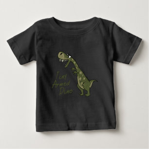 Kleiner bewaffneter Dino Baby T-shirt