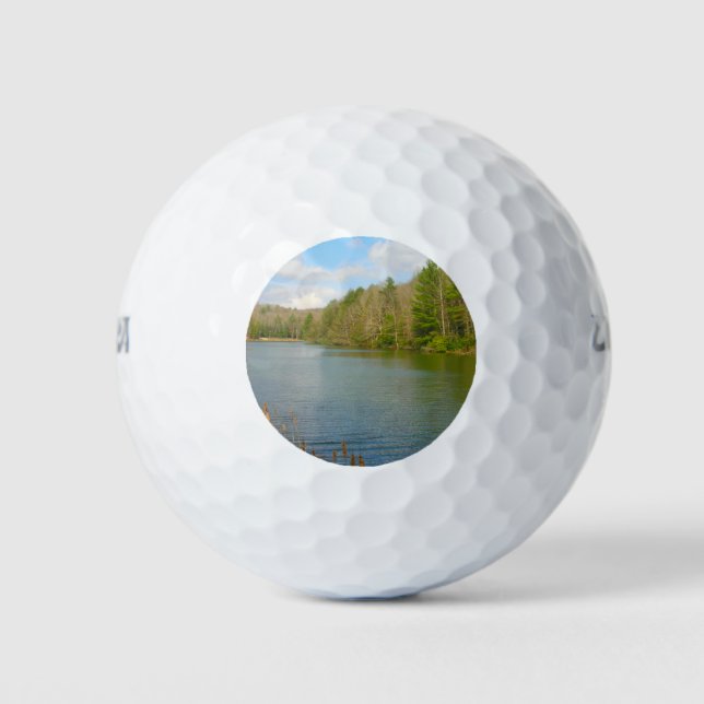 Kleiner Bibersee Frühjahr Golfball (Vorderseite)