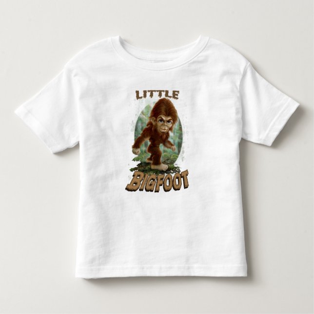 Kleiner Bigfoot Kleinkind T-shirt (Vorderseite)