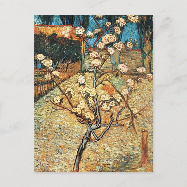 Kleiner Birnbaum in Bloom von Vincent van Gogh Postkarte (Vorderseite)