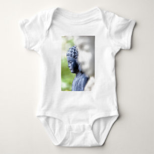 Kleiner blauer Buddha Baby Strampler