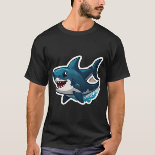 Kleiner blauer Hai T-Shirt