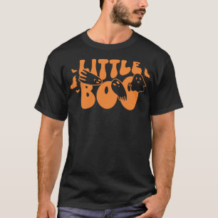 Kleiner Boo Frohes Halloween Gruseliger Geist T-Shirt
