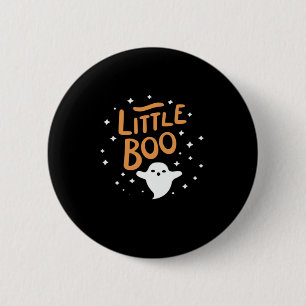 Kleiner Boo Frohes Halloween Vintage-Klassiker Button