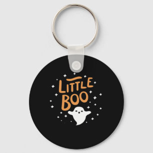 Kleiner Boo Frohes Halloween Vintage-Klassiker Schlüsselanhänger
