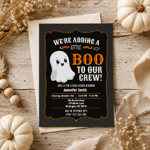 Kleiner Boo Halloween-Baby-Party Süßer Geist Dunke Einladung