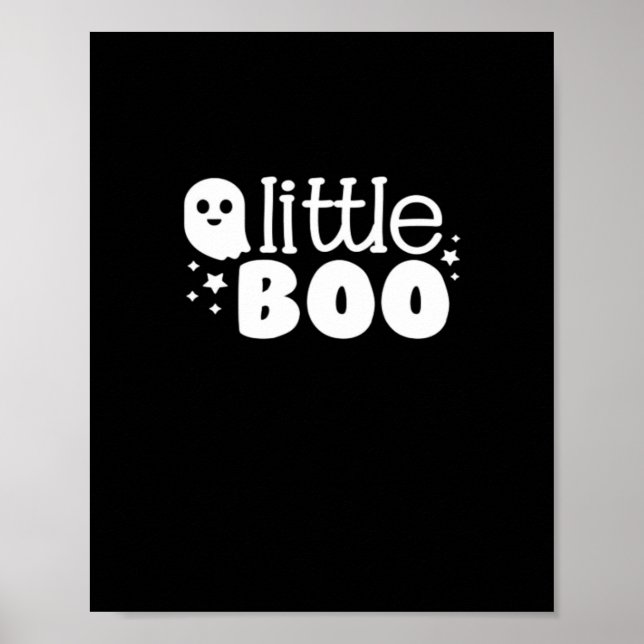 Kleiner Boo Halloween Druck Design Poster (Vorne)