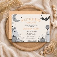 Kleiner Boo kommt bald Halloween-Baby-Party