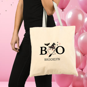 Kleiner Boo Pink Mädchen Halloween Geburtstag Tragetasche