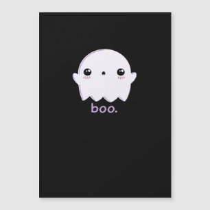 Kleiner Boo Süß Halloween Magnetkarte
