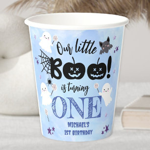Kleiner Boo! Süßer Junge Gruseliger Halloween 1. G Pappbecher