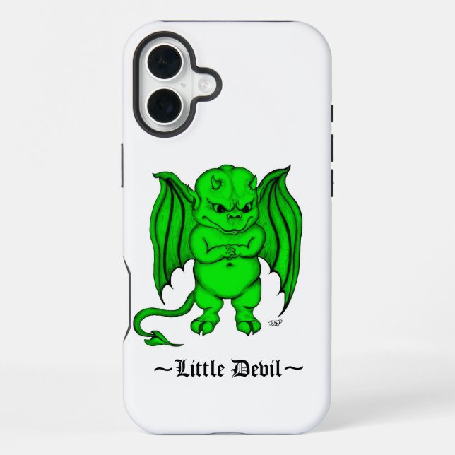 Kleiner böser Teufel iPhone Hülle (Rückseite)