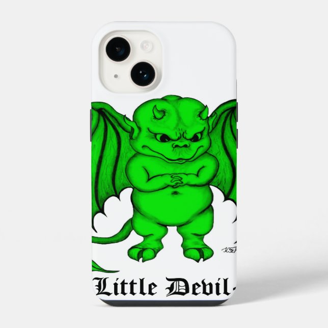 Kleiner böser Teufel iPhone Hülle (Rückseite)