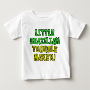 Kleiner brasilianischer Trouble Maker Baby T-shirt