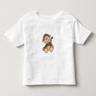 Kleiner Brown-Affe Kleinkind T-shirt
