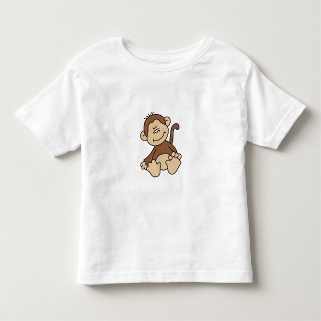 Kleiner Brown-Affe Kleinkind T-shirt (Vorderseite)