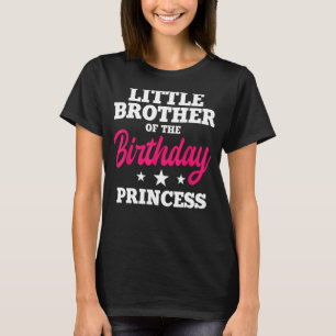 Kleiner Bruder des Geburtstags Prinzessin Party Bd T-Shirt