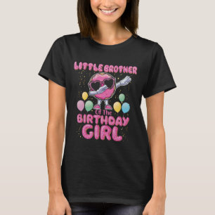 Kleiner Bruder des Geburtstagsdonuts-Mädchens Bday T-Shirt