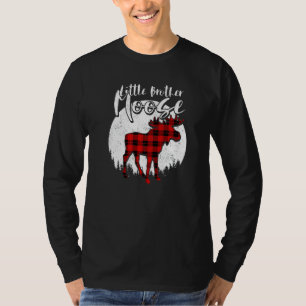 Kleiner Bruder Elch Rot Kariert Büffel Passend Fa T-Shirt