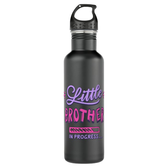 Kleiner Bruder im Gange Edelstahlflasche (Vorderseite)