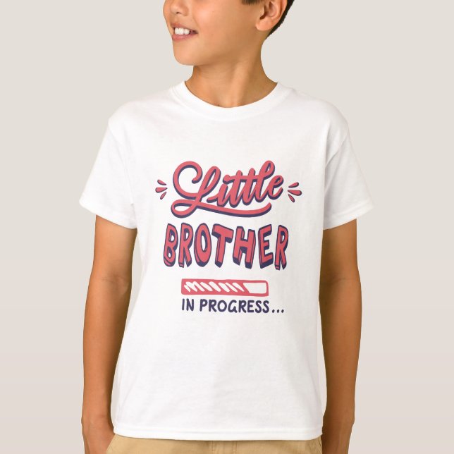 Kleiner Bruder im Gange T-Shirt (Vorderseite)