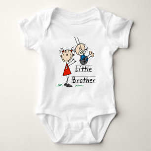 Kleiner Bruder mit große Schwester-T-Shirts Baby Strampler