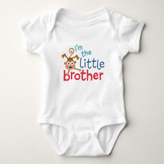 kleiner Bruder Monkey Baby Strampler