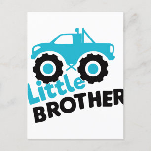 Kleiner Bruder Monstertruck Postkarte