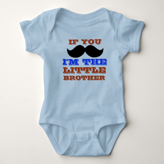 Kleiner Bruder Onsie Baby Strampler (Vorderseite)
