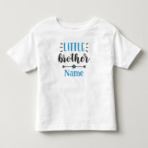Kleiner Bruder Personalisierter Name Niedlich Kleinkind T-shirt