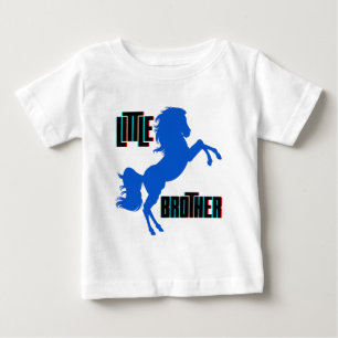 Kleiner Bruder Pferdezucht Baby T-shirt
