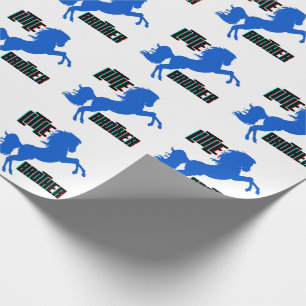 Kleiner Bruder Pferdezucht Geschenkpapier