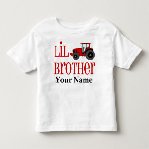 Kleiner Bruder-Traktor-personalisierter T - Shirt