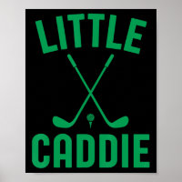 Kleiner Caddie Golf Club Golfer Golfspielen Kinder