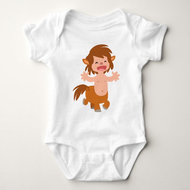 Kleiner Cartoon Centaur Baby Apparel Baby Strampler (Vorderseite)