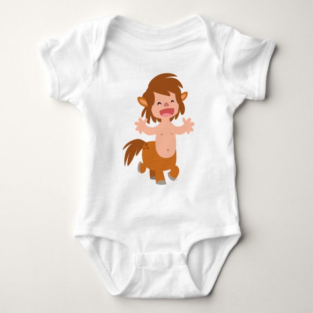 Kleiner Cartoon Centaur Baby Apparel Strampler (Vorderseite)