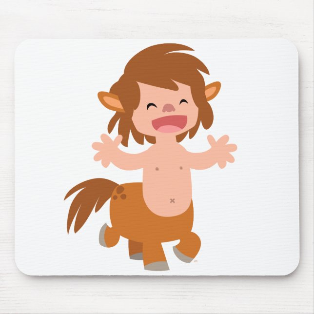 Kleiner Cartoon Centaur Mousepad (Vorne)