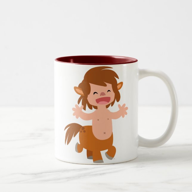 Kleiner Cartoon Centaur Tasse (Rechts)