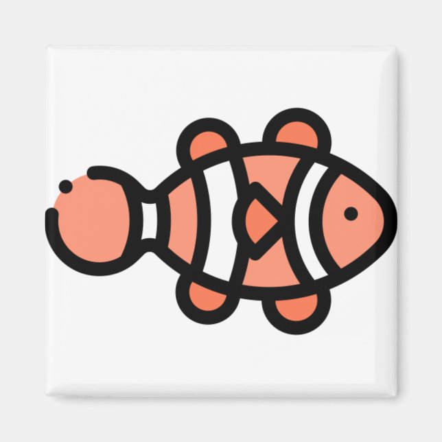 Kleiner Clownfisch Magnet (Vorne)