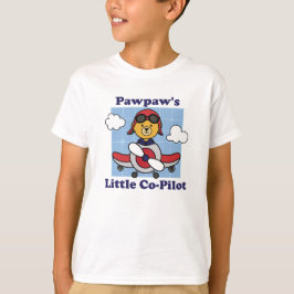 Kleiner Co-Pilot von Pawpaw - Niedliches Flugzeug T-Shirt