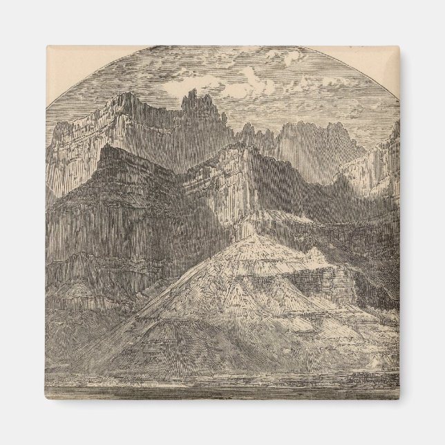 Kleiner Colorado-Mund Magnet (Vorne)