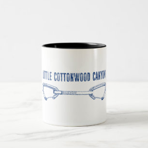 Kleiner Cottonwood Canyon Klettersteig Schnappschu Zweifarbige Tasse
