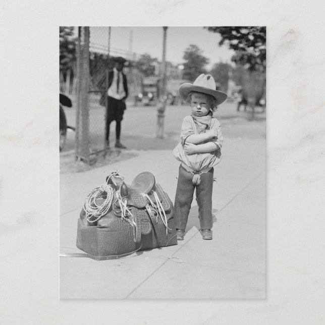 Kleiner Cowboy, 1923 Postkarte (Vorderseite)