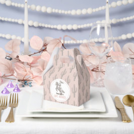 Kleiner Cowgirl Western Pink Girl Babydusche Geschenkschachtel