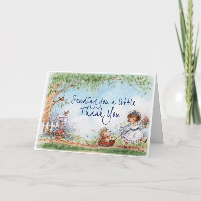 Kleiner Dank Karte (Vorderseite)