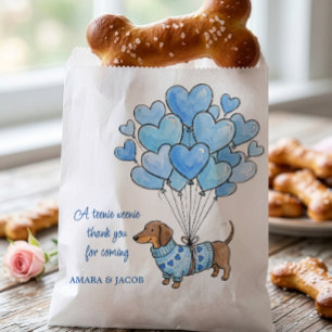 Kleiner Dankeschön-Dachshund-Baby-Junge-Hund Geschenktütchen