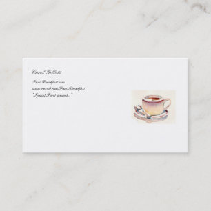Kleiner Dejeuner-Geschäfts-Karte Visitenkarte